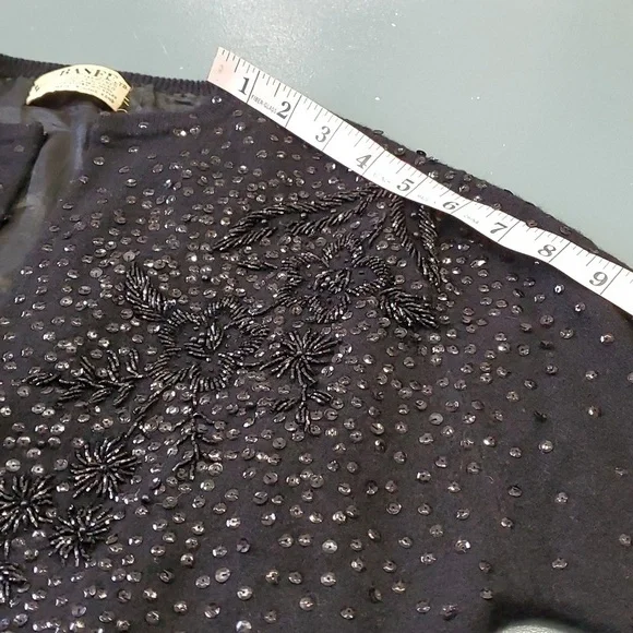 Banff Ltd wool vintage sweater with sequins. No size tag, in guessing a medium. - Picture 10 of 16